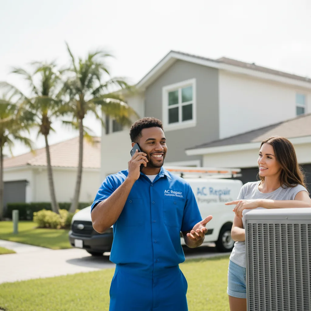 AC Repair Pompano Beach customer support in Herndon